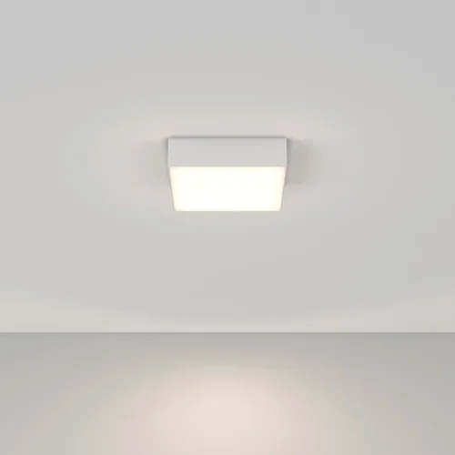 Светильник потолочный LED Zon C032CL-24W4K-SQ-W Maytoni белый 1 лампа, основание белое в стиле современный  фото 4